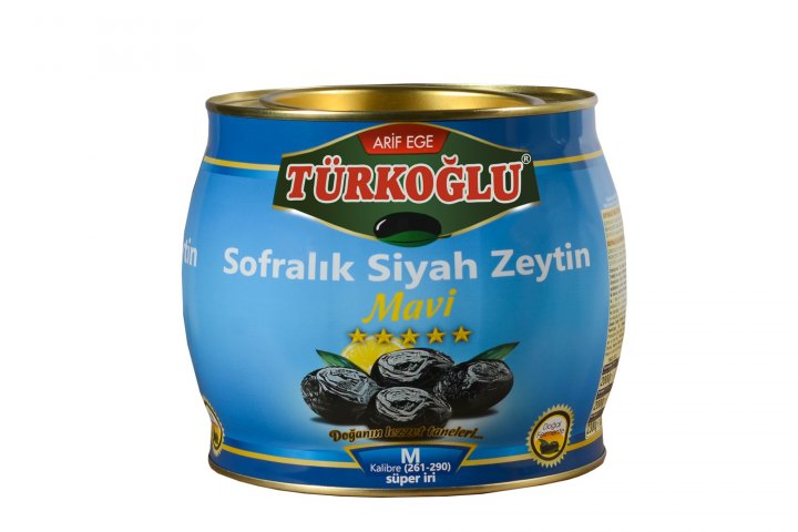 Sofralık Siyah Zeytin - Mavi - M - 2 kg