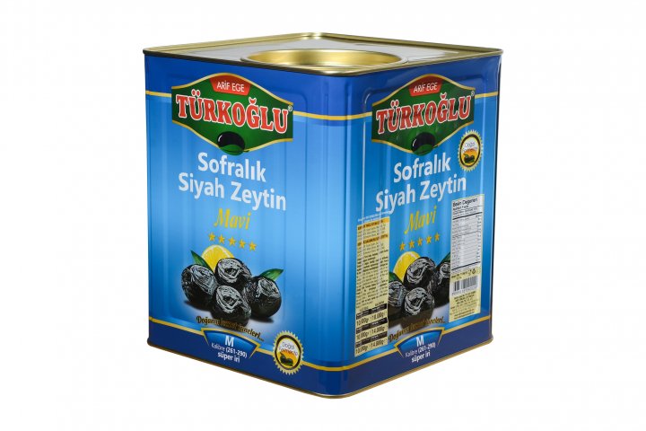 Sofralık Siyah Zeytin - Mavi - M - 10 kg